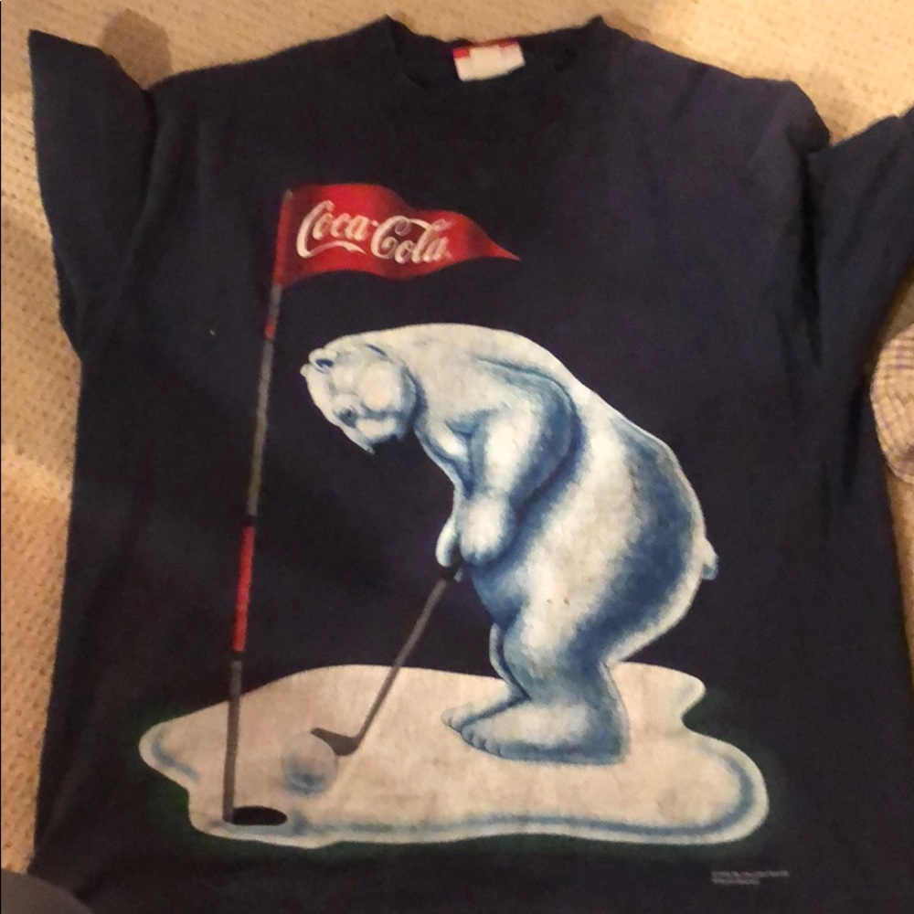 Vintage Coca Cola bear t shirt